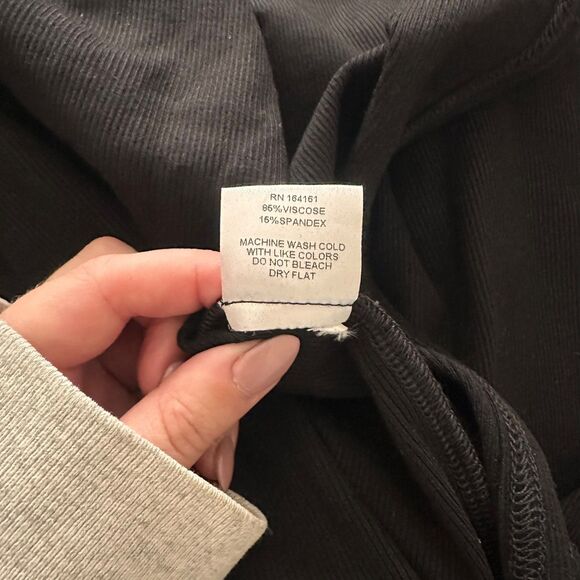 BUMPSUIT Maternity Sculpting Ribbed Maxi Dress Black NWT Small - Picture 7 of 7